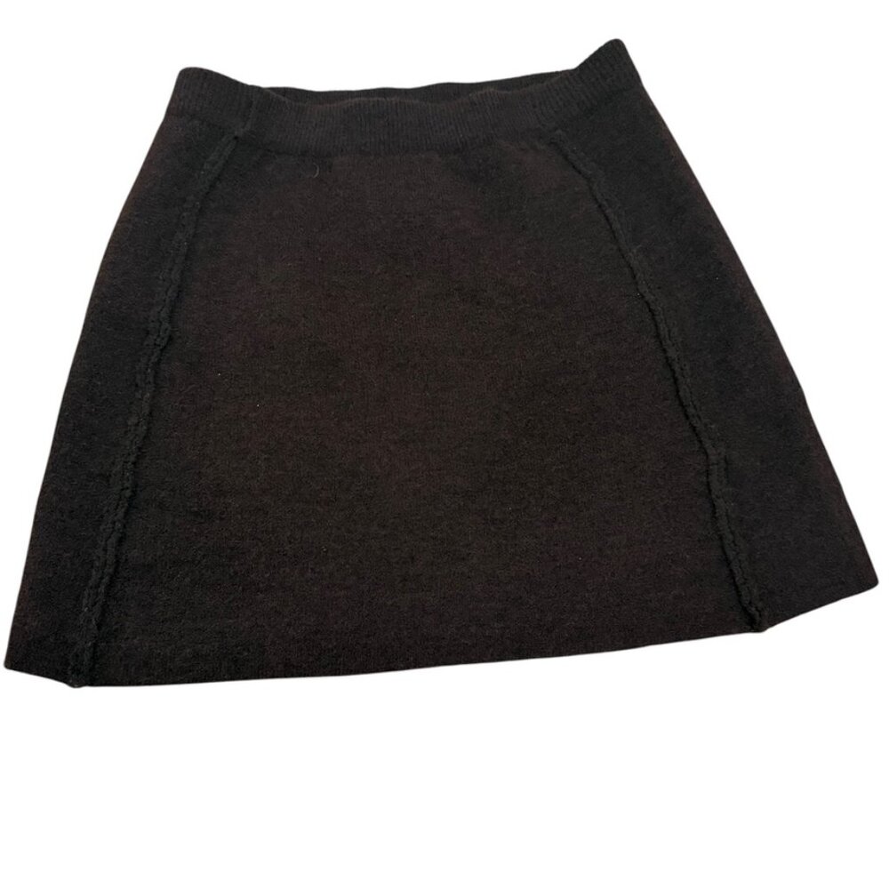 ZARA NWT Mini Knit Skirt brown 3920/558/700 Large